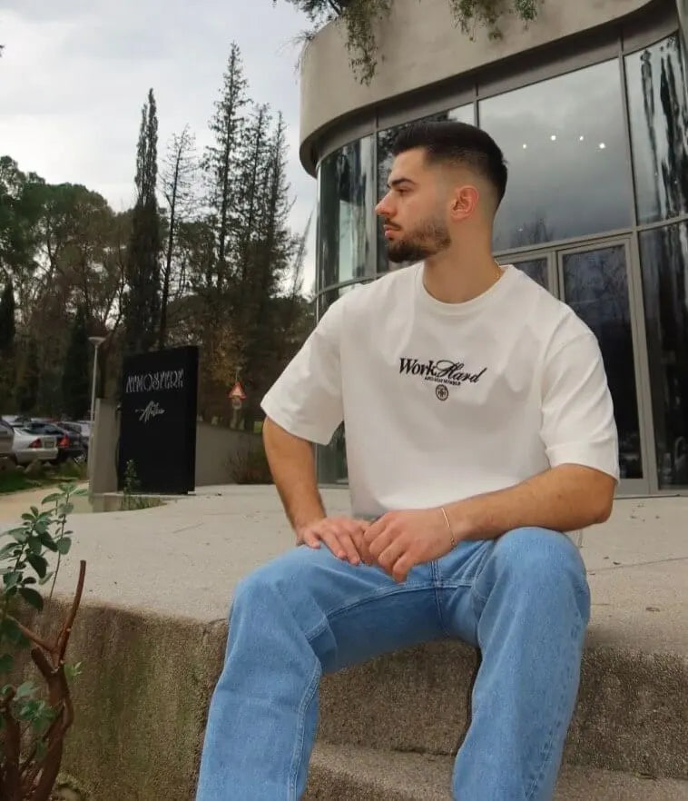 Old Money Work Hard T-SHIRT — V2