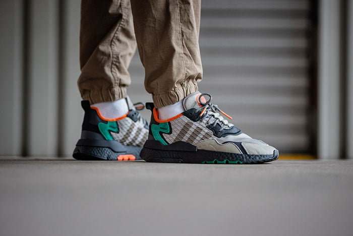 Sneaker  NITE BEIGE VERT ORANGE - TRENDYA