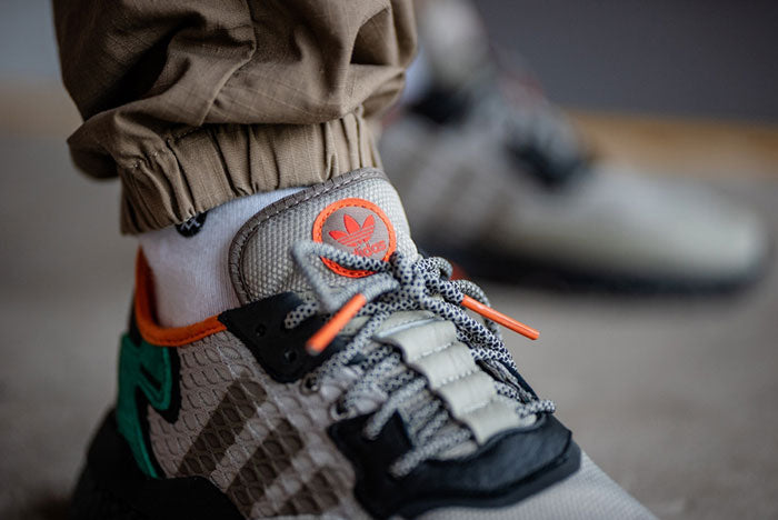 Sneaker  NITE BEIGE VERT ORANGE - TRENDYA