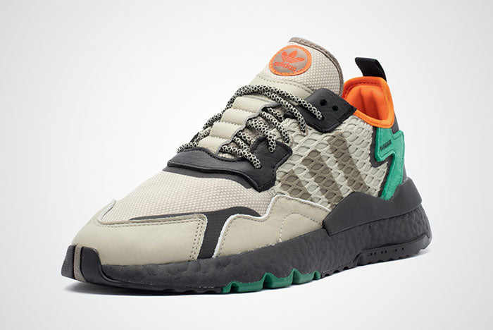 Sneaker  NITE BEIGE VERT ORANGE - TRENDYA