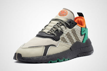 Sneaker  NITE BEIGE VERT ORANGE - TRENDYA