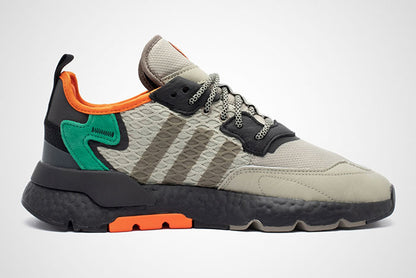 Sneaker  NITE BEIGE VERT ORANGE - TRENDYA