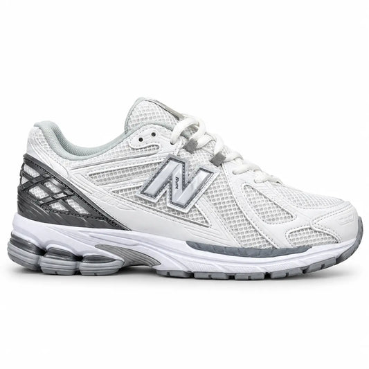 Sneaker Tech Runner blanc argent homme - TRENDYA